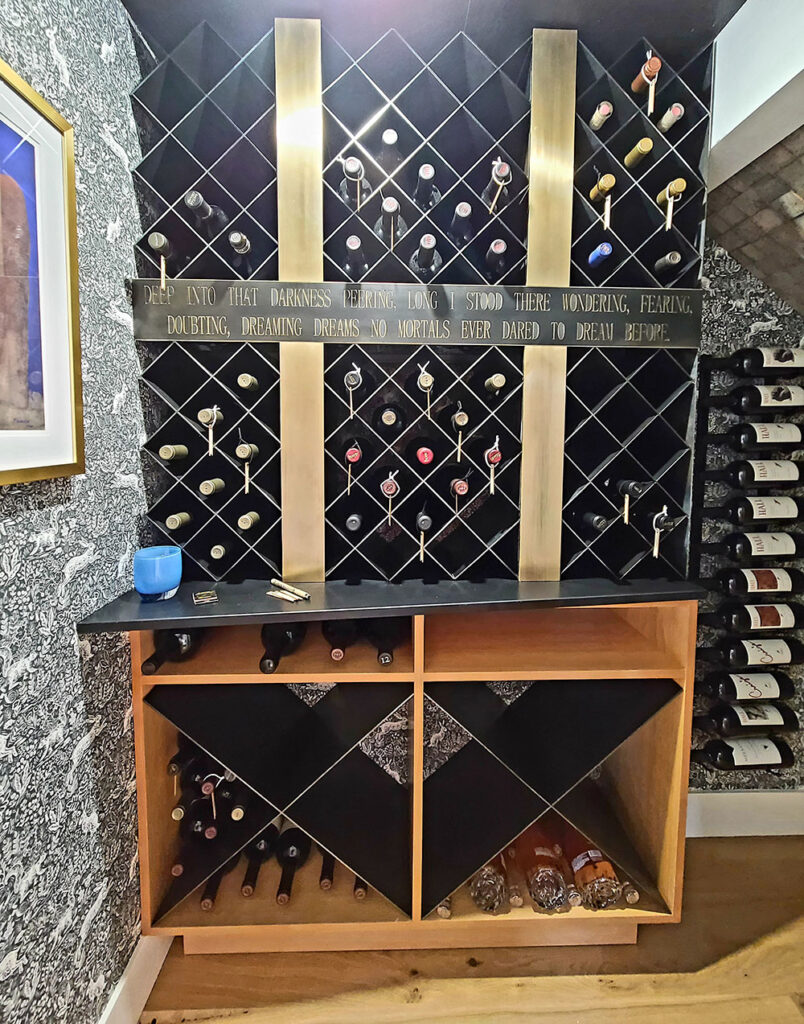 Picture of a wine room remodel in Green Lake, Seattle.