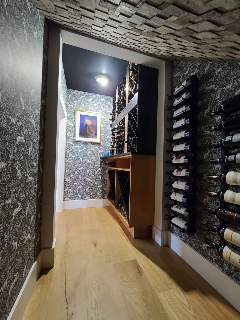 Picture of a wine room remodel in Green Lake, Seattle.